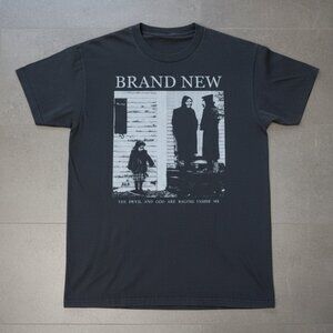 Brand New Band Graphic Tee – The Devil and God Album Inspired Black T-Shirt